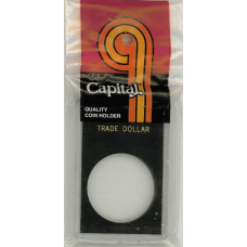 Capital Plastics - Trade Dollar - 2x3 Snaplock - Black