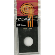 Capital Plastics - Half Cent - 2x3 Snaplock - Black