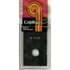 Capital Plastics - 3c Silver - 2x3 Snaplock - Black