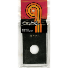 Capital Plastics - 3c Nickel - 2x3 Snaplock - Black