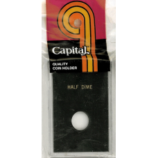 Capital Plastics - Half Dime - 2x3 Snaplock - Black