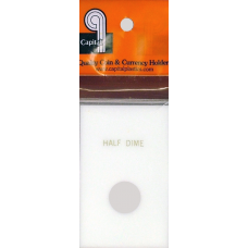 Capital Plastics - Half Dime - 2x3 Snaplock - White