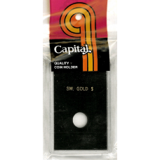Capital Plastics - Sm. Gold $ Type 1 - 2x3 Snaplock - Black