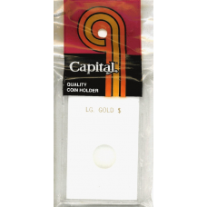 Capital Plastics - Lg. Gold $ Type 2&3 - 2x3 Snaplock - White