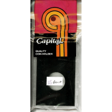 Capital Plastics - $5.00 Gold - 2x3 Snaplock - Black