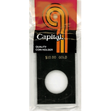 Capital Plastics - $10.00 Gold - 2x3 Snaplock - Black