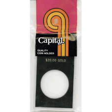 Capital Plastics - $20.00 Gold - 2x3 Snaplock - Black