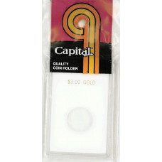 Capital Plastics - $3.00 Gold - 2x3 Snaplock - White
