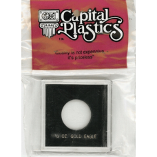 Capital Plastics - 1/2 oz Eagle (AGE) - 2x3 Snaplock - Black