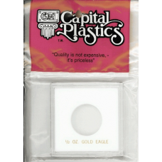 Capital Plastics - 1/2 oz Eagle (AGE) - 2x3 Snaplock - White
