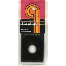 Capital Plastics - 1/10 oz Eagle (AGE) - 2x3 Snaplock - Black