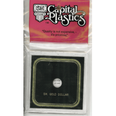 Capital Plastics VPX Coin Holder - Small Gold Dollar (type 1)