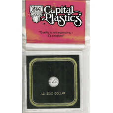 Capital Plastics VPX Coin Holder - Large Gold Dollar (type 2&3)