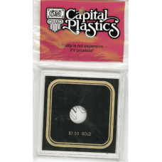 Capital Plastics VPX Coin Holder - Dollar 2.50 Gold