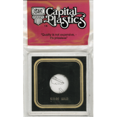 Capital Plastics VPX Coin Holder - Dollar 10 Gold
