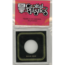 Capital Plastics VPX Coin Holder - Dollar 20 Gold