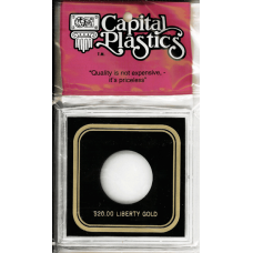 Capital Plastics VPX Coin Holder - Liberty 20 Dollar Gold