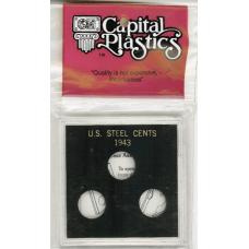 Capital Plastics - Lincoln Steel Cents 1943 - PDS - VP18