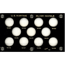 Capital Plastics - Wartime Nickel Set 1942-1945 - Black