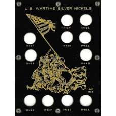 Capital Plastics - Wartime Nickel Set 1942-1945 - Black