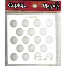 Capital Plastics - US Quarters (No Date) - White