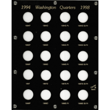 Capital Plastics - US Washington Quarters 1994-1998