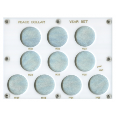 Capital Plastics - Peace Dollar Year Set 1921-1935 - White