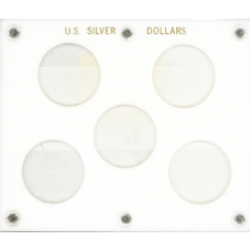 Capital Plastics - US Silver Dollars - Blank - White