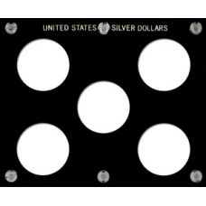 Capital Plastics - US Silver Dollars - Blank - Black