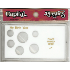 Capital Plastics - My Birth Year Coins (Small $, .50, .25, .10,