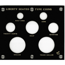 Capital Plastics - US Liberty Seated Type Coins