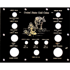 Capital Plastics U.S. Gold Type Set (423 with Illustration)