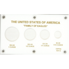Capital Plastics - U.S. Gold Eagles (1, 1/2, 1/4, 1/10 oz.)