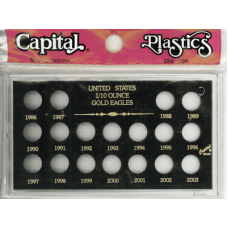 Capital Plastics U.S. 1/10 Ounce Gold Eagles 1986-2003
