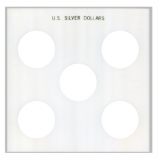 Capital Plastics - U.S. Silver Dollars 5 Ports - Blank