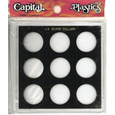 Capital Plastics - U.S. Silver Dollars 9 Ports - Blank