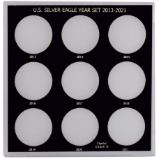 Capital Plastics U.S. Silver Eagle Year Set 2013-2021