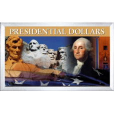 Frosty Case - 2 Holes - Presidential Dollar - Mount Rushmore