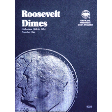 Whitman - Roosevelt Dimes Folder #1 1946-1964