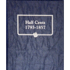 Whitman - Half Cents 1793-1857 - Coin Album #9109