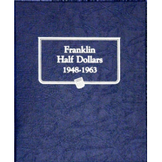 Whitman - Franklin Half Dollars 1948-1963 - Coin Album #9126
