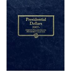 Whitman - Presidential Dollars 2007- P&D Coin Album #2227