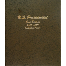 US Presidential Dollar 2007-2011 w/Proof Dansco Album #8184