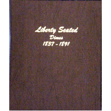 Liberty Seated Dimes 1837-1891 Dansco Album #6122