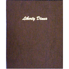 Liberty Dimes 1892-1916 Dansco Album #7121