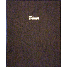 Blank Dimes Plain 168 Holes Dansco Album #7127