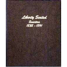 Liberty Seated Quarters 1838-1891 Dansco Album #6142