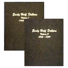 Early Half Dollars 1794-1839 (2 Volume Set) Dansco Album #6151