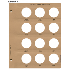 Dansco - Early Half Dollar Album 6151 Page 2 