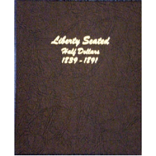 Liberty Seated Half Dollars 1839-1891 Dansco Album #6152